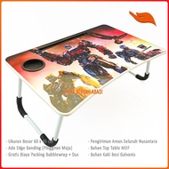 BERKAH WORK Transformer character children's study table, large portable laptop table, 60x40cm