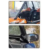 ❅﹊☁Bahagian Pengubahsuaian Motosikal Rearview Mirror ABS Berlaku UTV ATV Golf Cart Polaris Polaris