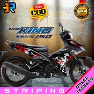 Striping Mx King Samurai Design Sticker Variations