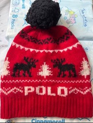 Polo Ralph Lauren 紅色毛線冷帽