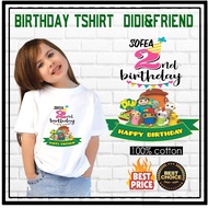 Birthday Tshirt 100% Cotton Didi&amp;Friend