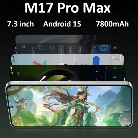 NEW 2026 Silicone Protective Covers Are Used for M17 Pro Max 5G Mobile Cell Phones Accessories 7.3in