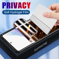 Full Coverage Anti Privacy Soft Hydrogel Film For Samsung Galaxy Note 20 S24 S23 S22 S21 S20 Ultra 8 9 10 S10 S9 S8 Plus A02 A03 A04 A05 A05s A10 A10s A12 A13 A14 A15 A20 A22 A23 A24 A25 A30 A31 A32 A33 A34 A50 A52 A53 A54 A72 A73 Privacy Screen Protector