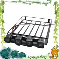 [xinggao.vn] Universal Roof Racks Luggage Carrier Car Frame with LED Light for 1/18  C8801 RC Crawle