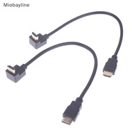 {Miobayline} High Speed 4K HDMI 2.0 Cable 90 Degree Angled Extension Cable For PS4 TV new