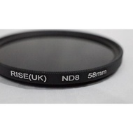 58Mm ND 8 - UK Neutral Density ND8 Filter 58mm