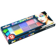 Body Colormate 12-color paint box, makeup paint, makeup paint