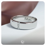 Zilvy - แหวนชายเพชรน้ำร้อย 0.06 กะรัต (BR071)