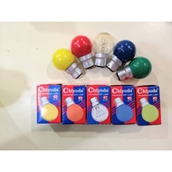 Chiyoda 5W BC B22 Ping Pong Bulb (Clear/Red/Yellow/Green/Blue) B22 LED Bulb Light Bulb