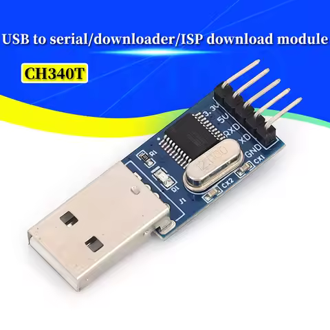 Javino 1-10PCS CH340T USB Transfer Module TTL Serial Downloader ISP Download On STC Download USB Boa