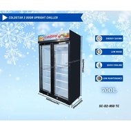 NEW - COLDSTAR 2 Door Upright Chiller [DELIVERY - KLANG VALLEY] - 700L