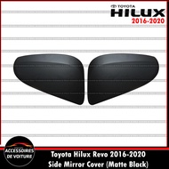 Toyota Hilux Revo 2016-2020 Side Mirror Cover (Matte Black)