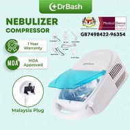 DrBash Compressor Nebulizer Machine Portable Air-Compressing Machine Asthma Inhaler Untuk Dewasa & K