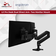 Ergotron LX Pro Desk Dual Direct Arm - Two Monitor Mount