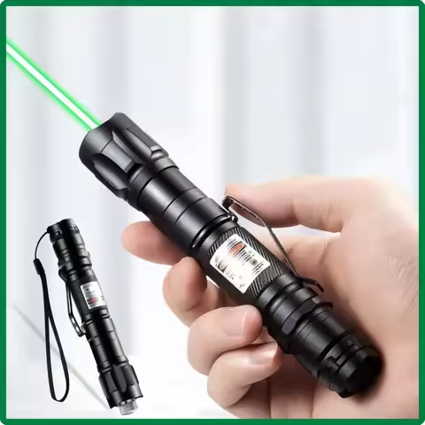 (Do not provide batteries)Green Laser Pointer Teaching Tool Pet Automatic Cat Toys Laser Focus Adjus