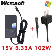 15V 6.33A 102W Laptop Adapter For Microsoft Surface Pro 7 Pro 6 Pro 5 Pro 4 Pro 3 Surface Laptop 3 1798 5V 1.5A