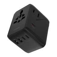 mophie - 高功率70W 快充環球通用旅行轉插 Essential PD GaN 70W - 黑色 - 原裝行貨 - 旅行充電器