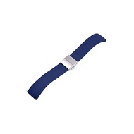 【Import King Original】Compatible with Watch Parts Tag Heuer Rubber Belt Pattern 4 Outsider 5 Colors 2022mm (22mm % Gangnam% Blue)