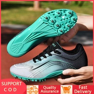 Men Women Professional Spike Shoes Track And Field Running Sports Shoes Long Jump Training Shoes Spi