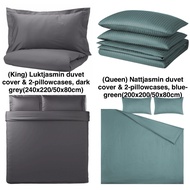 Ikea (King) Luktjasmin duvet cover & 2-pillowcase / (Queen) Nattjasmin duvet cover & 2-pillowcases