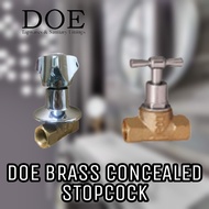 [100% ORIGINAL] DOE DE60/ DE60A/ DE60B Brass Concealed Stopcock / DOE SK 42 Stopcock / HB52 hose bib