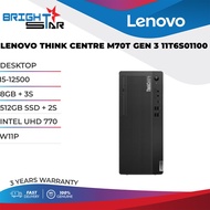 DESKTOP LENOVO THINK CENTRE M70T GEN 3 11T6S01100 (I5-12500 / 8GB + 3S / 512GB SSD + 2S / INTEL UHD 