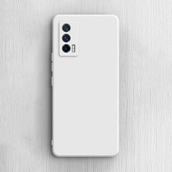 iQOOZ1 iQOOZ1X/Z3/Z5x Z 1 1x 3 5 5x Square Liquid Silicone TPU Soft Shockproof Phone Case For iQOO Z