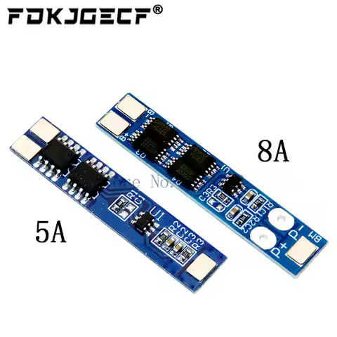 2S 5A / 8A 7.4V/8.4V 18650 Lithium Battery Charger Board Li-ion Battery Charging BMS Over Charge-Dis
