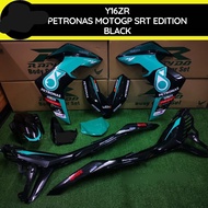 *(STICKER TANAM/AIRBRUSH) RAPIDO COVER SET Y16ZR PETRONAS MOTOGP SRT EDITION BLACK