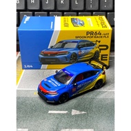 Pop Race 1/64 Spoon / POP RACE Civic Type-R FL5 Spoon TASHK 2025 Exclusive PR640469 Diecast Scale