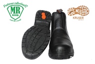 SEPATU SAFETY KRUSHERS MURAH/SEPATU PRIA/SEPATUSAFETY KULIT  SOL KARET UJUNG BESI