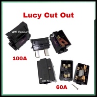 [TNB] LUCY 60A 100A 250V / 415V Cut Out Unit With Fuse