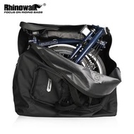 Rhinowalk-全新20吋小折疊車攜車袋：便攜系統收納袋 16吋小摺疊車裝車包 14吋自行車整車包 小布肩背帶裝車袋