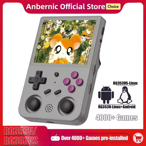 ANBERNIC RG353V RG353VS Retro Game Player RK3566 3.5INCH 640*480 Handheld Game Console Emulator LINU
