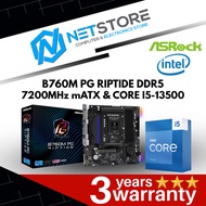 PWP ASROCK B760M PG RIPTIDE DDR5 mATX & INTEL CORE I5-13500 PROCESSOR