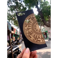 Blackberry Key2 leather back stickers engraved