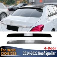 For Mercedes Benz C or C43 C63 W205 4-Door Sedan 2014 2015 2016 2017 2018 2019 2020 2021 Rear Spoile