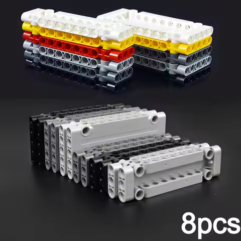 4/8Pcs Particles Panel 64782 15458 Flat Plate 5 x 11 x 1 Bricks Collection Bulk Toys Compatible Tech