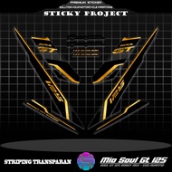 TRANSPARENT STICKER MIO SOUL GT 125 STRIPPING/ SOUL GT 125 VARIATION/ SOUL GT125 FOURSTORE 9/