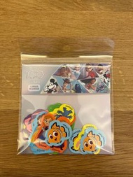 包郵 全新 Namco 迪士尼100週年 貼紙  史迪仔 愛麗絲 辛巴 米妮 tinkerbell 貝兒 美人魚