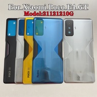 F4GT Back Glass Cover For Xiaomi Poco F4 GT Back Door Replacement Battery Case, Rear Housing Cover W