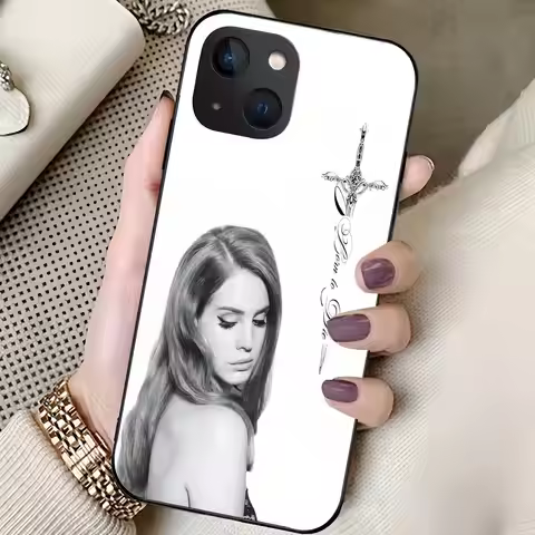 Lana Del Rey Phone Case For iPhone 17 16 15 14 13 12 11 Pro Max Air Plus Mini Glass Case