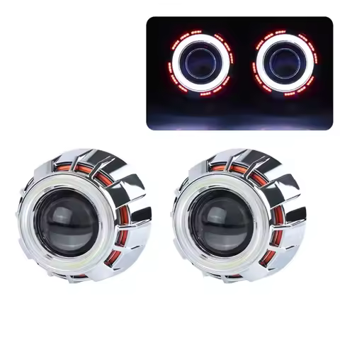AES 2.5 inch H1 H4 H7 dual xenon projector lens left rudder driving/driving double angel eyes