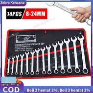 CODE B77H Tool Superman Wrench Ring set 14 pcs 824mm Wrench Original quality goods price 18pcs 1pcs 