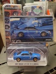 Greenlight 2001 Nissan Skyline GT-R (BNR34) 模型車