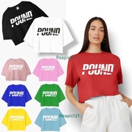 Women's CROP TOP / POUND T-SHIRT / SPORTS CROP T-SHIRT / POUND FIT CROP TEE