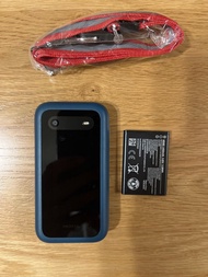 Nokia 2720 Flip Phone Blue with Lanyard and Battery