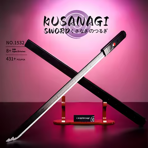 Japanese Legends Katana Building Blocks Grass Cutting Sword/Tiancong Cloud Sword Model Bricks Toys C