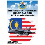 1:72 scale TUDM / RMAF F/A-18D Hornet Decals