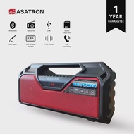 ASATRON R-1712 USB PORTABLE BLUETOOTH SPEAKER /RADIO